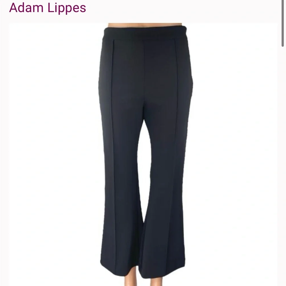 ADAM LIPPES Black Boot Cut Flare Pants - Picture 6 of 13
